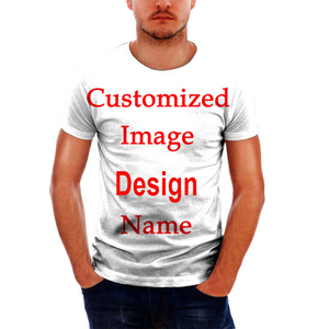 T-shirts pour hommes lourds 100% coton respirant et confortable couleur unie Stock Logo personnalisé imprimé vêtements d'été en gros - Product Image 6