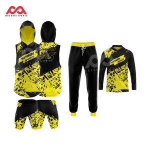 压缩7v7制服套装带纹理运动服定制升华印刷批发制造商 - Product Image 1