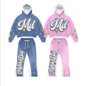 Conjuntos Deportivos de Moda Masculina Ronpex International de Alta Calidad, Ropa de Entrenamiento Moderna, 100% Algodón, Invierno, Logotipo Personalizado, 2 Piezas - Product Image 1