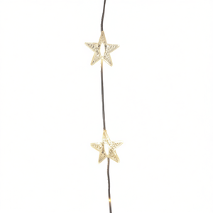 Transparent Christmas Light <b>Curtain</b> with 235 NANOLED Warm White Stars IP44 D4096 Pre Qu' Italia 1.35m - Product Image 2