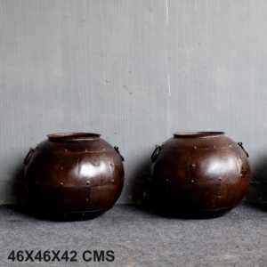 Jardinière en fer antique écologique pour décoration intérieure et extérieure, avec revêtement poudré, idéale pour plantes et fleurs, pour jardinières au sol cm - Product Image 3