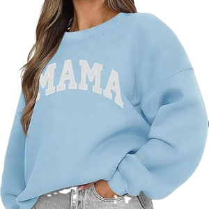 Sudadera con capucha de cuello redondo de lana de algodón personalizada de fábrica OEM 360g sudaderas sólidas de peso pesado para imprimir sudadera de calle principal - Product Image 2