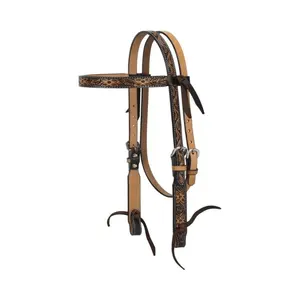 Floral Tooled Collection Western Bridle Supplier and Manufacturer High Quality Leather Western Bridle foldable