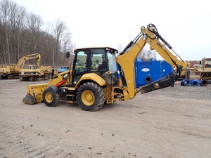 รถตักล้อยาง CAT รุ่น 420F เครื่องยนต์ดีเซล ขับเคลื่อน 4 ล้อ รถตักหน้าขุดดินดีเซล อุปกรณ์ก่อสร้าง - Product Image 2