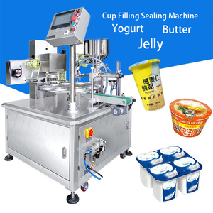 उच्च उत्पादकता जेली कप भरने सीलिंग मशीन स्वचालित तरल दही पिस्टन पेय रासायनिक भोजन के लिए - Product Image 2