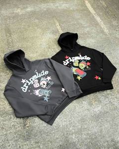 2025 Fabricación de logotipo personalizado Profesional Nuevo estilo Calidad Premium Hombres Oversize Puff Print Hoodie - Product Image 4