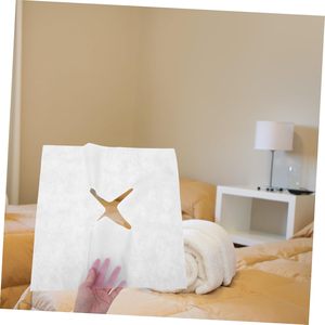 50 fundas de almohada de masaje cuadradas, fundas de reposacabezas desechables blancas - Product Image 1