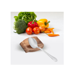 Reposapiés de madera de acacia para múltiples utensilios disponibles Reposapiés para cucharas y soporte para cucharas para estufa Uso en la cocina precio barato - Product Image 5