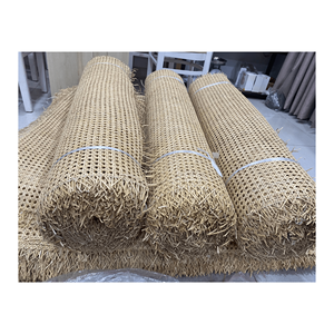 Factory Wholesale Weave Material Plastic Rattan Cane Webbing <b>Roll</b> Natural Rattan <b>Roll</b> // Plastic Rattan <b>Roll</b> - Product Image 3