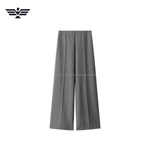 Pantalones Anchos de Cintura Alta Elástica para Mujer, Premium |   Pantalones de Corte Regular |   Ropa Casual y de Oficina - Product Image 3