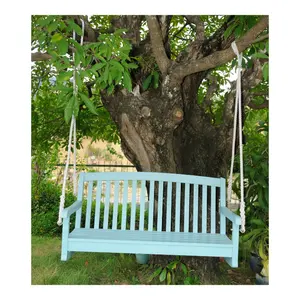 Low Moq Hardwood Chain Swing Chair Waterproof For Garden Decor Custom Color Luxury Design Vietnamese Supplier