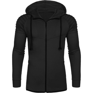 Men Zip Hoodies Comfortable Lightweight Cotton Quick Dry Solid Color with Custom Embroidery Hoodi Man New Arrival Latest Design - Product Image 1