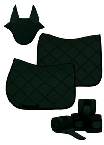 Tissu élégant, léger et respirant pour le confort, la protection contre les mouches et la performance, voile anti-mouches en crochet pour cheval, bonnet d'oreille doux - Product Image 3