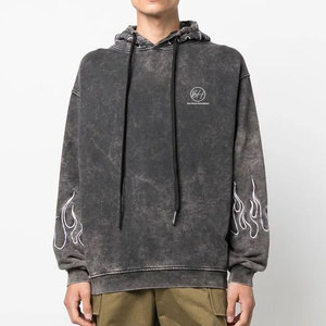 Sudaderas con Capucha para Hombre, Estilo Básico Transpirable, Lavado Ácido, Color Sólido, Precio Económico, Último Modelo - Product Image 2