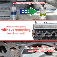 Kit de Reparación de Automóviles con Detector de Fugas de CO2 y Analizadores de Gases Precisos para un Mantenimiento Eficiente del Vehículo, Personalizado OEM/ODM