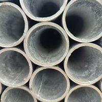 Tuyau d'acier rond galvanisé à chaud Q195 Q235 Q345 2,1-3,0 mm ASTM GB EN BS pour système d'incendie par aspersion, directement de l'usine