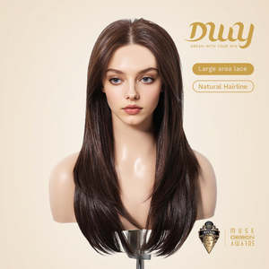 Talia C-DWY 136 Glueless Synthetic <b>Wig</b> <b>Long</b> Straight Free Part Transparent Front Free Part <b>Long</b> Straight Front Synthetic <b>Wig</b> - Product Image 3