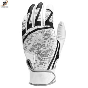 Diseño personalizado Guantes de bateo de béisbol Diseño OEM Guantes de softbol Agarre perfecto Cuero Dedo completo Bateo Logotipo personalizado - Product Image 2
