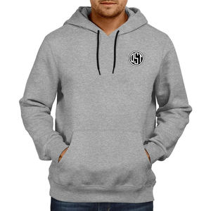 Personalizado de los hombres 100% de algodón mezclado peso pesado 350GSM sudaderas con capucha Transferencia de Calor impresión Logo diseño frontal OEM ODM personalizado - Product Image 1