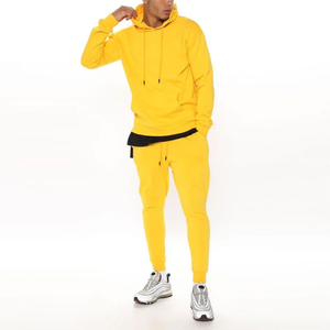 Speedy Industry Gimnasio para mujer Jogging Tallas grandes Ligero 100% Algodón Chándal Conjunto Fleece Sudadera con capucha Bottoms Ecológico Otoño - Product Image 1