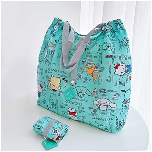 Sac fourre-tout imprimé étoile et lune marine, 25L, fermeture à glissière, poignée souple, pliable, imperméable, unisexe, sac de voyage en polyester - Product Image 4