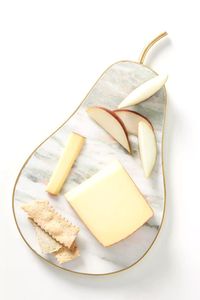 Plateau à fromage en marbre vert pour un service de fromage classique, l'association vin-fromage et la décoration de cuisine - Product Image 5