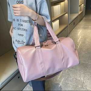 Bolsa de deporte de viaje grande de lona impermeable personalizada para hombre, ropa de fin de semana de viaje, bolsa de lona de cuero, bolsas de noche para mujer - Product Image 5