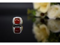 Offre Spéciale Bague en argent sterling 925 pour homme avec grande pierre naturelle Onyx Malachite Bague de mariage vintage faite à la main pour homme