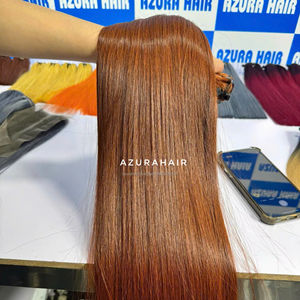 Soldes! Cheveux naturels ondulés en trame, 100% cheveux humains vierges vietnamiens, sans nœuds, sans perte, vente en gros - Product Image 5