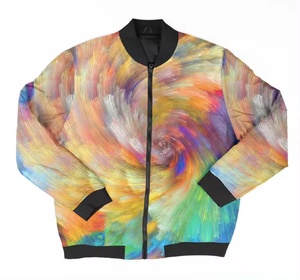 Personalizado de invierno Unisex Sublimación Chaquetas de bombardero bordado personalizado Streetwear secado rápido a prueba de viento de moda chaqueta de las mujeres - Product Image 1