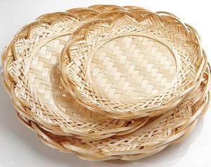 Premium Woven Bamboo <b>Trivet</b> Set, Natural Heat-Resistant Pads for Hot Dishes and Cookware - Product Image 4
