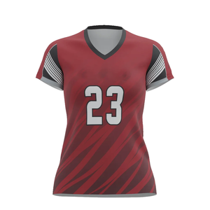 Ensemble de maillots de volley-ball unisexe personnalisés de qualité supérieure, 100 % polyester, coupe confortable, impression par transfert thermique, logo personnalisé en couleur - Product Image 5