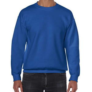 2024 hommes conception personnalisée mode sweat 100% coton séchage rapide col rond plaine polaire hiver imprimer solide motif OEM en gros - Product Image 5