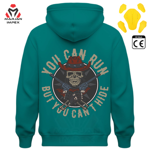 Sudadera con Capucha Unisex para Motocicleta, Informal, de Forro Polar, Cortavientos, con Estampado Artístico de Motocicleta, para Usar en Invierno/Verano - Product Image 1