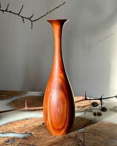 Jarrón de madera de ciruela hecho a mano, floreros decorativos únicos para flores secas, Diseño Artesanal - Product Image 4