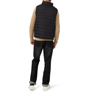 Veste matelassée en toile de canard de haute qualité pour homme, mode, hiver, légère, sans manches, rembourrée, bonne qualité, 100% polyester - Product Image 2