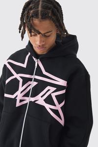 Streetwear unisexe pour hommes 80% coton 20% polyester lourd couleur noire sweats à capuche à fratres Sports 2025 - Product Image 5