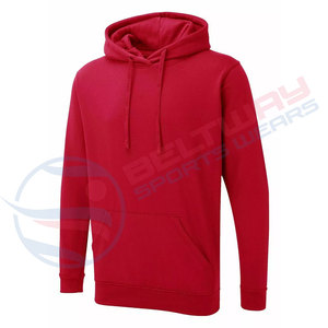 Sweat à capuche unisexe 100% coton haute qualité à manches longues vente en gros 2024 pull léger Wight sweats à capuche confortables pour hommes femmes - Product Image 1