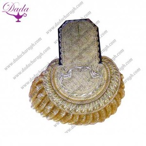 Officiers d'état-major de cavalerie épaulettes or cavalerie russe brodé tissu cousu de haute qualité - Product Image 5