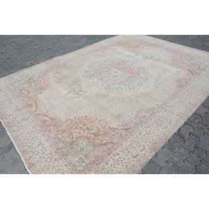 Alfombra Turca Vintage, Alfombra de 8.5x11.6 pies, Alfombra Azul con Borde Grande - Product Image 3