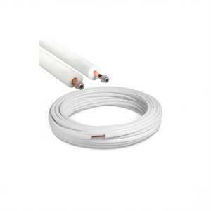 Kit de Tubería de Cobre Recubierto para Aire Acondicionado, Estándar UNI, 20 Metros, 1/4 y 3/8, Espesor 0.8 mm - Product Image 2