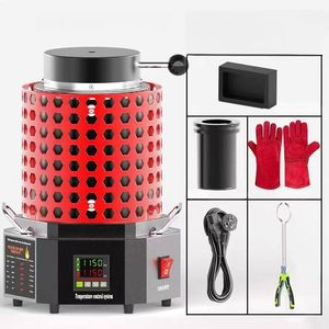 فرن صهر الذهب والفضة عالي الكفاءة، بوتقة جرافيت 2 كجم، تسخين سريع لمحلات صناعة المجوهرات، معتمد CE/ROHS - Product Image 1