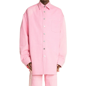 Chemise en jean pour homme avec col décontracté Chemise en jean classique pour homme Vêtements d'aventure en plein air Chemise en jean bleue délavée élégante - Product Image 1