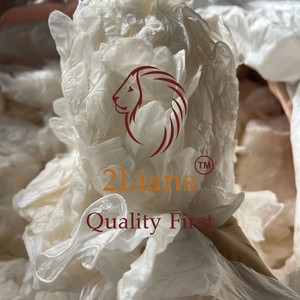 Guantes de PVC Suaves de Color Natural, Marca 2Lians, para Reciclaje - Product Image 1
