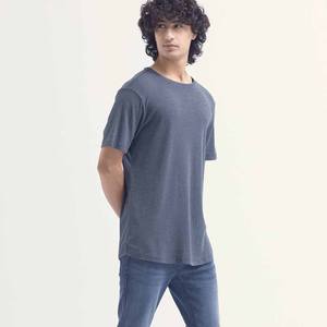 T-shirt à col rond en coton respirant, écologique, super doux, de haute qualité, pour homme, coupe classique, design classique, logo imprimé - Product Image 6