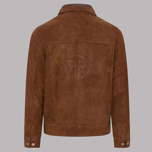 Chaqueta de Invierno de Cuero de Gamuza de Estilo Clásico con Logotipo Frontal, Aspecto Pulido, Diseño Elegante, Acabado Suave, Ecológica y Ligera - Product Image 2