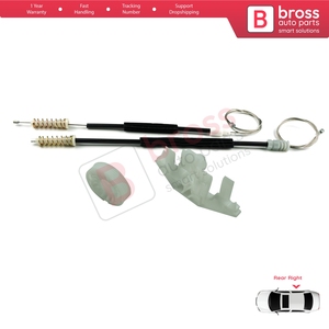 ชุดซ่อมมอเตอร์กระจกหน้าต่างด้านหลังขวา รุ่น BWR5435 สำหรับรถยนต์ 406 8B 8E/F ปี 1995-2004 แบบ 4/5 ประตู รหัส 0130821924 - Product Image 6