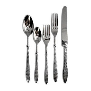 Couverts en métal pour mariage, couverts en argent poli, couteau, fourchette, cuillère, ensemble de couverts pour buffets - Product Image 2