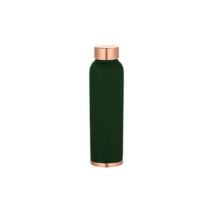 Deluxe Quality Pure <b>Copper</b> Water Bottle Matte Green Finish Health Benefits Eco-Friendly Drinkware For Gym Office & <b>Home</b> On Sale - Product Image 1