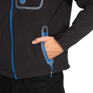 เสื้อแจ็กเก็ตนุ่มพร้อมบุขนแกะให้ความอบอุ่นกันน้ำและกันลมสำหรับเล่นสกีเดินป่าและกิจกรรมอากาศหนาว - Product Image 6